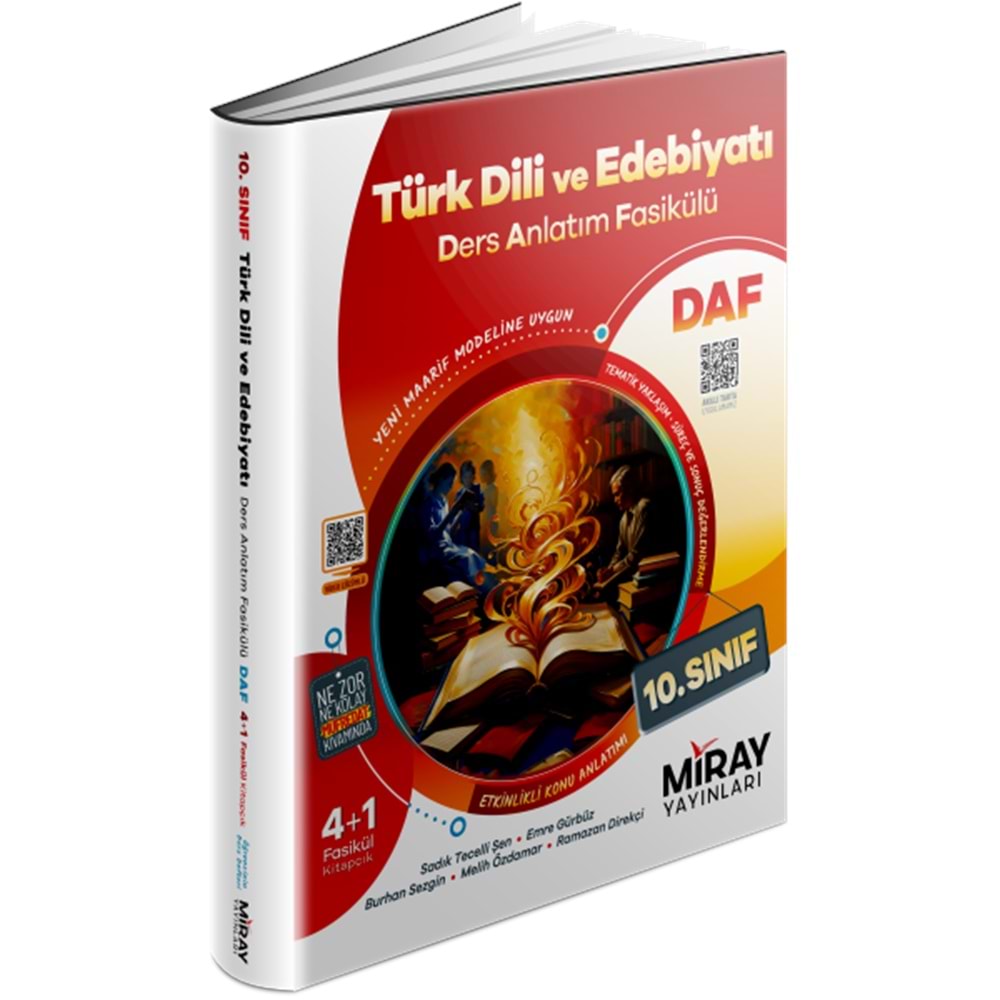 Miray 10. Sınıf Türk Dili ve Edebiyatı Ders Anlatım Fasikülleri (25-26)