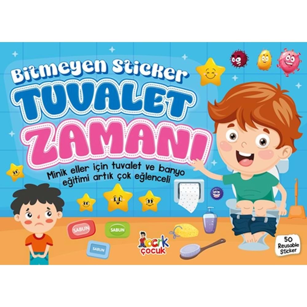 Bitmeyen Stıcker - Tuvalet Zamanı (50 Çıkartma)