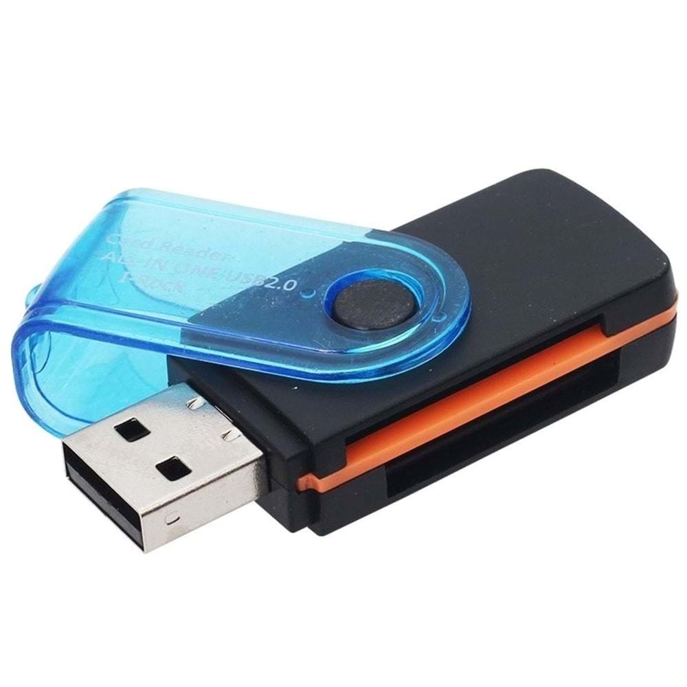 PM-2513 USB 2.0 Çoklu SD-Mmc Kart Okuyucu