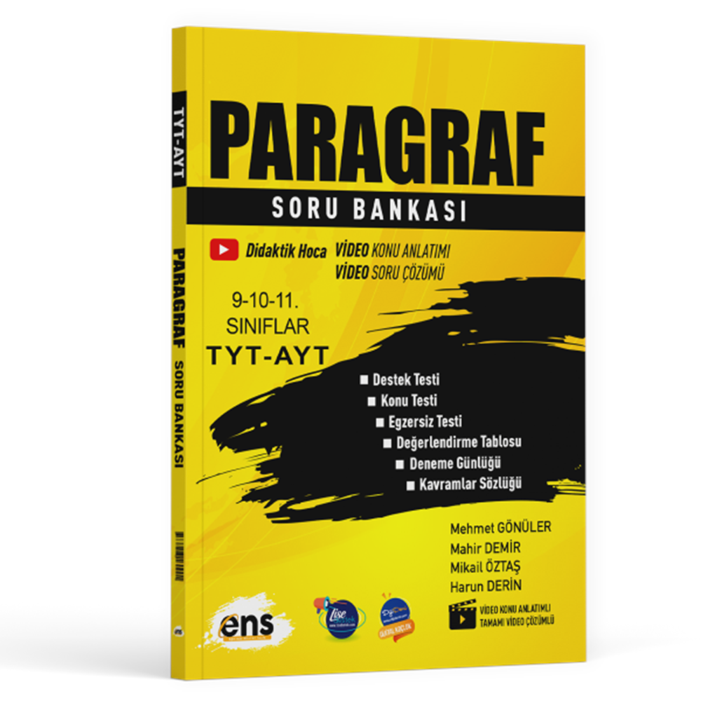 Ens Destek Paragraf Soru Bankası