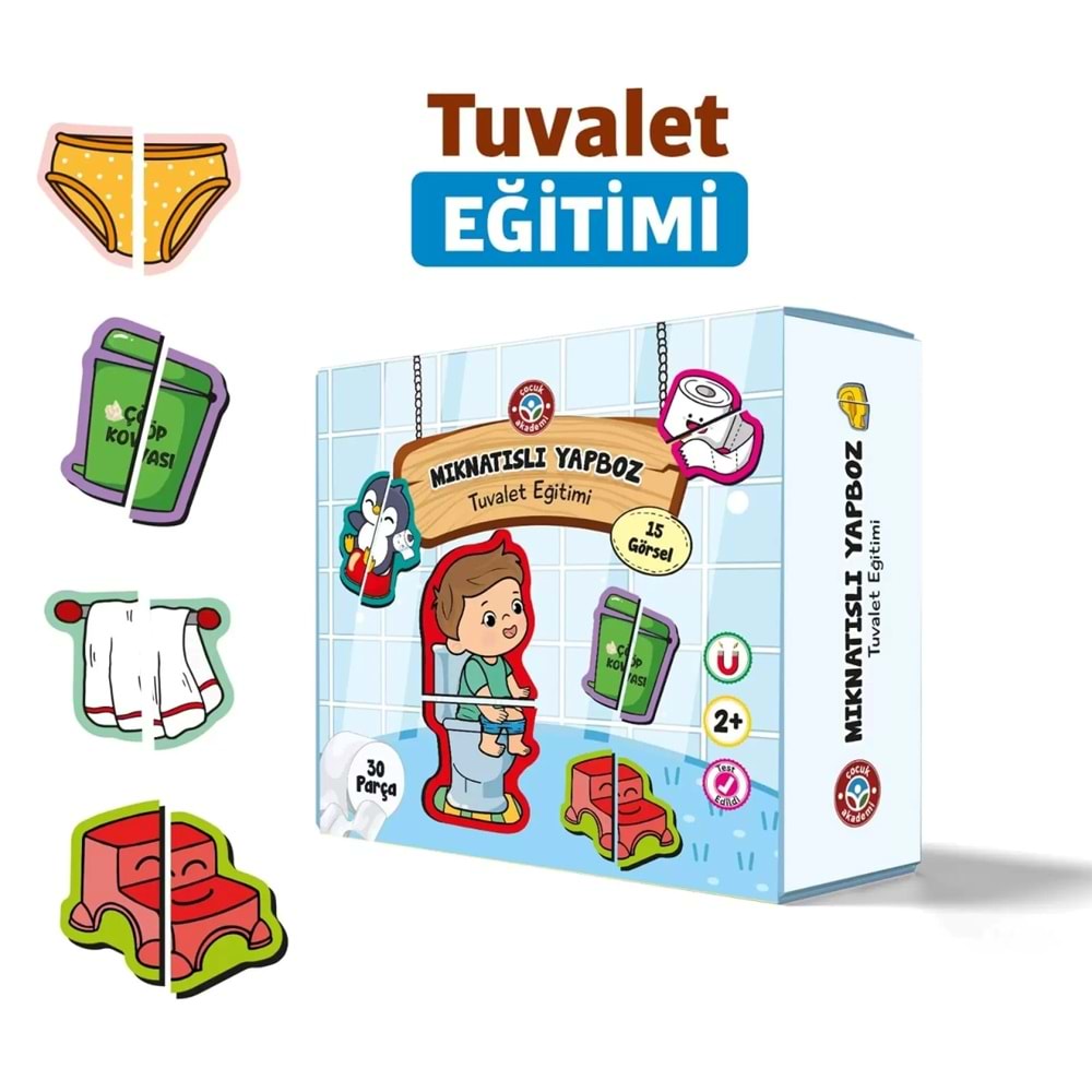 Çocuk Akademi Mıknatıslı Yapboz Tuvalet Eğitimi