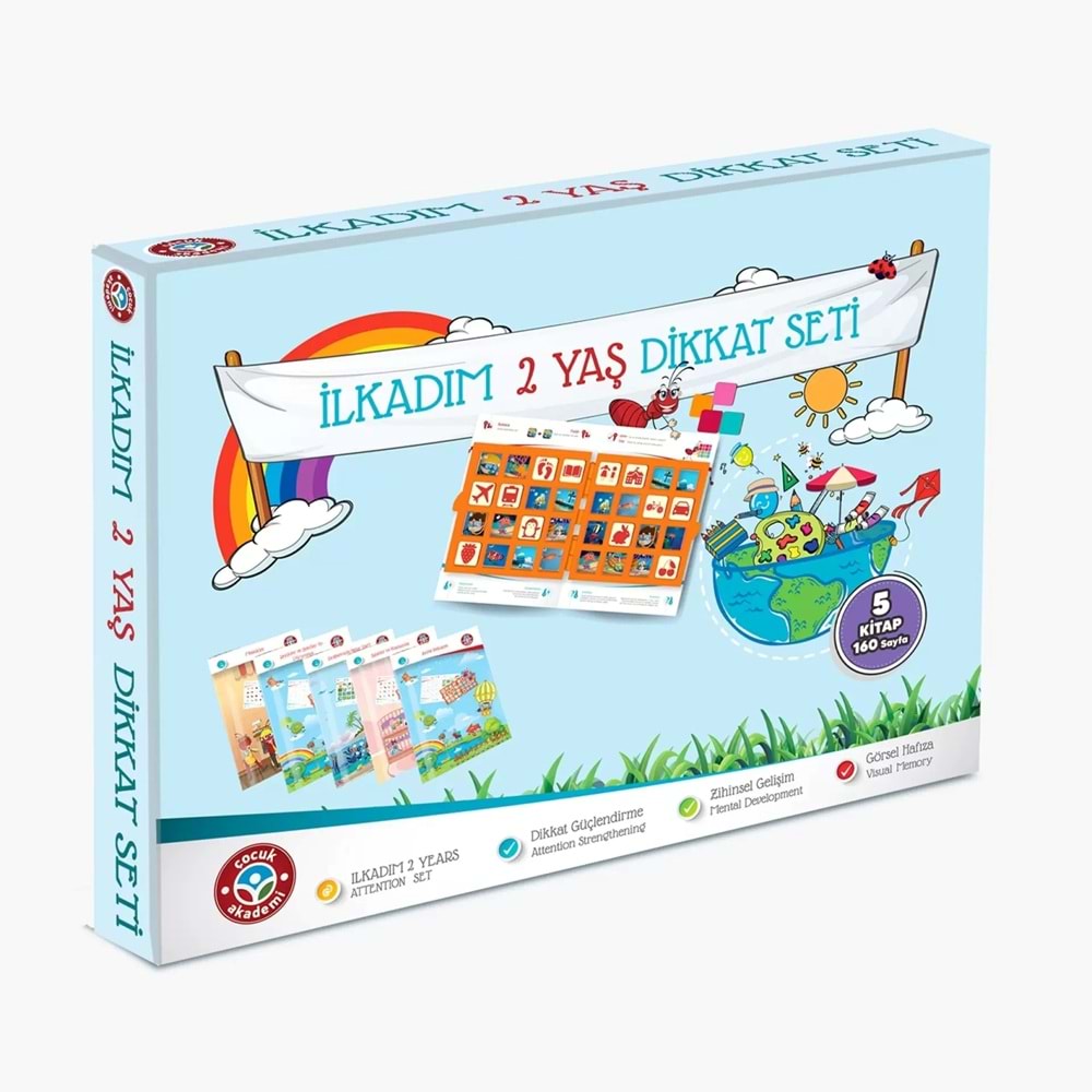 Çocuk Akademi İlkadım 2 Yaş Dikkat Seti