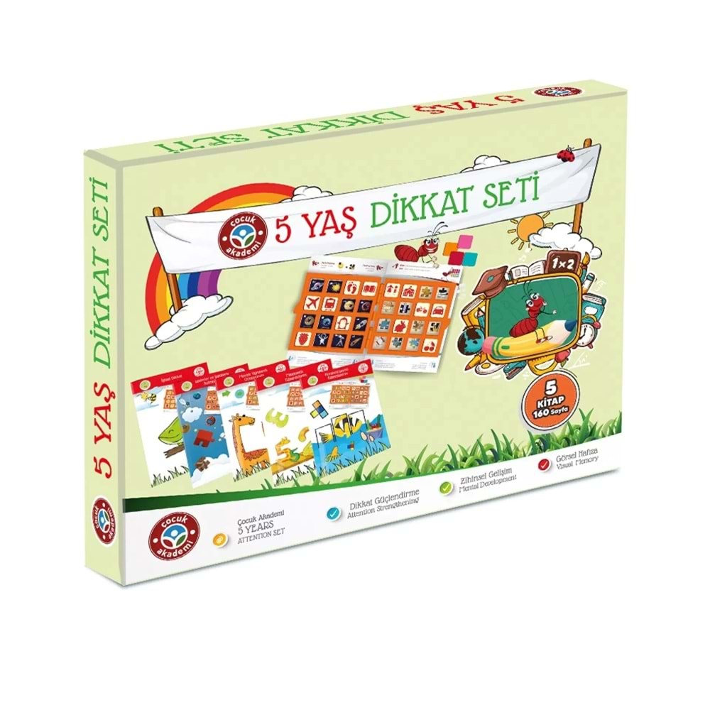 Çocuk Akademi İlkadım 5 Yaş Dikkat Seti
