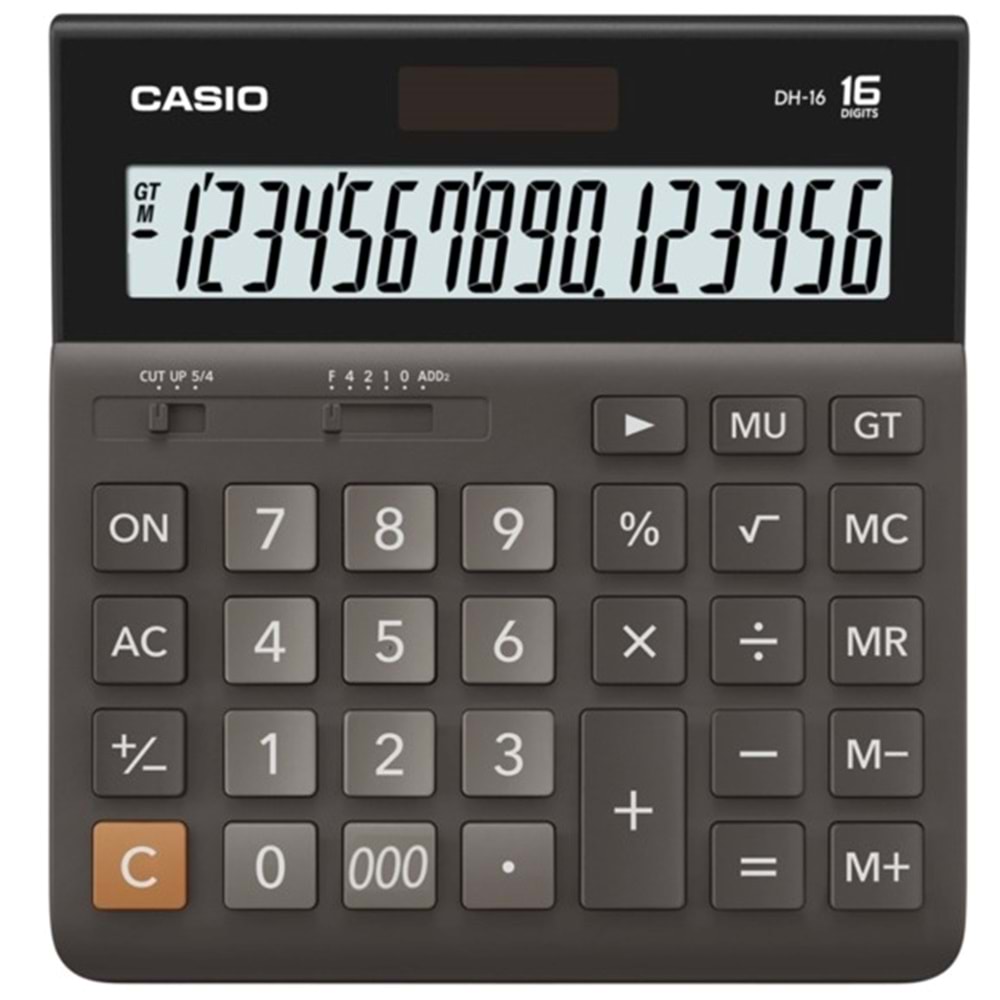 Casıo DH-16 BK Masaüstü Hesap Makinesi 16 Haneli