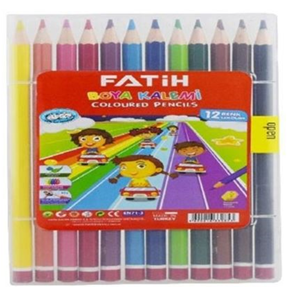 Fatih Mercanlı Kuru Boya 12 Renk Çantalı