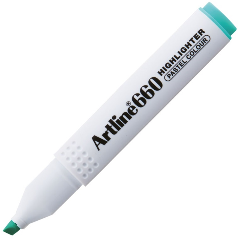 Artline 660 Fosforlu Kalem Kesik Uç Pastel Yeşil