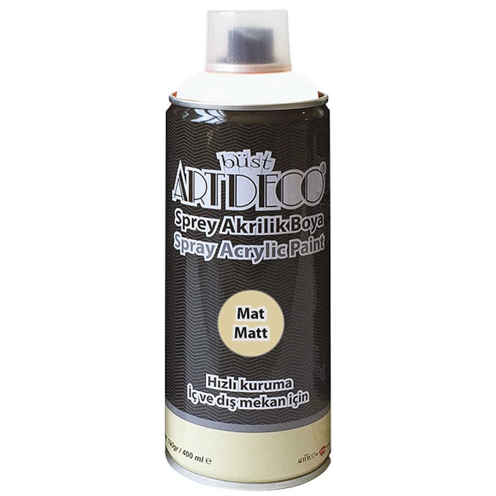 Artdeco Akrilik Sprey Boya 400Ml Mat Beyaz