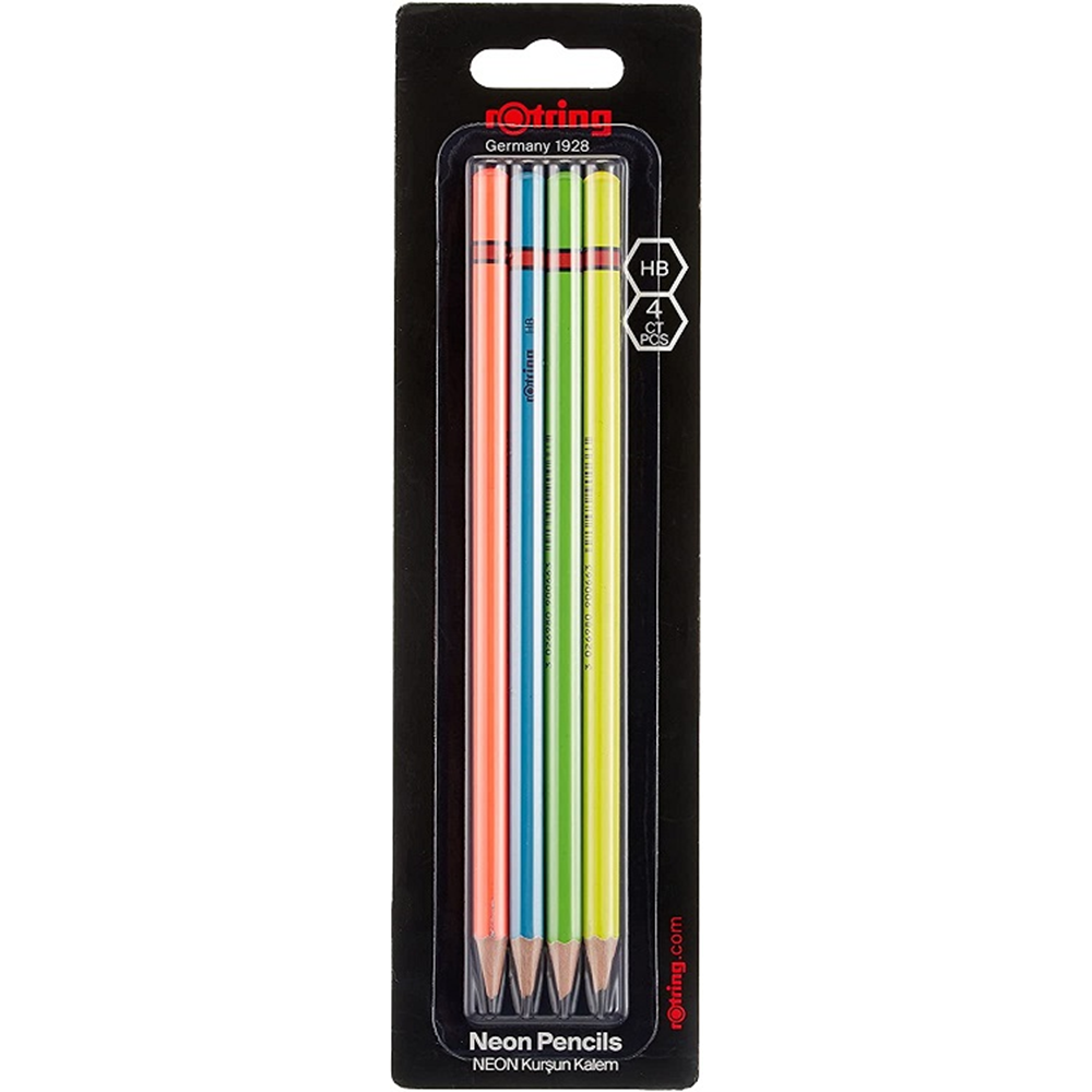 Rotring Neon Kurşn Kalem 4 lü Blister