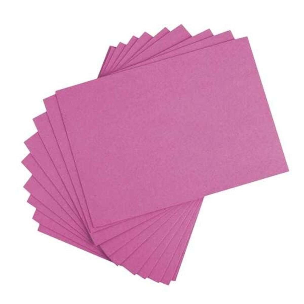 Kika Renkli Mukavva 50x70 Açık Pembe