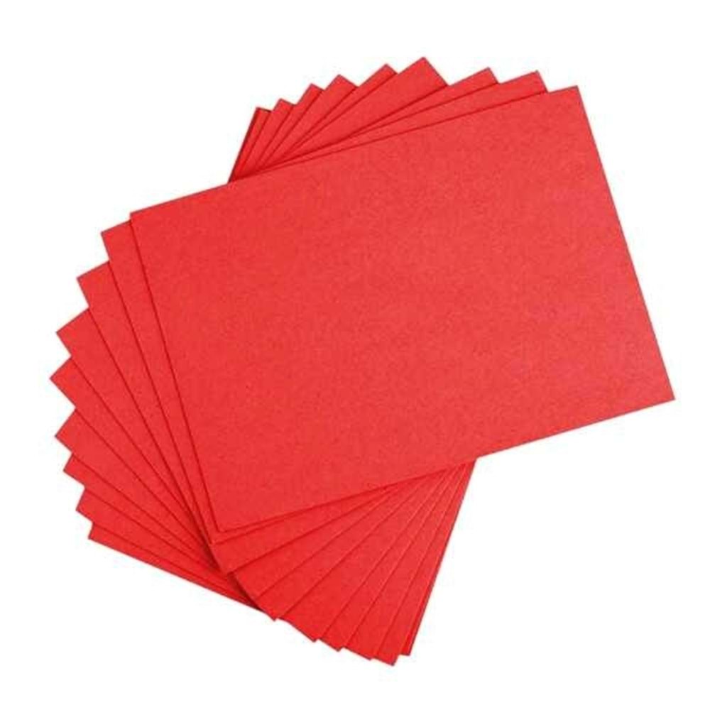 Kika Renkli Mukavva 50x70 Kırmızı