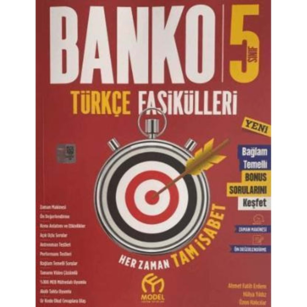 5.Sınıf Banko Türkçe Fasikülleri-6 Fasikül
