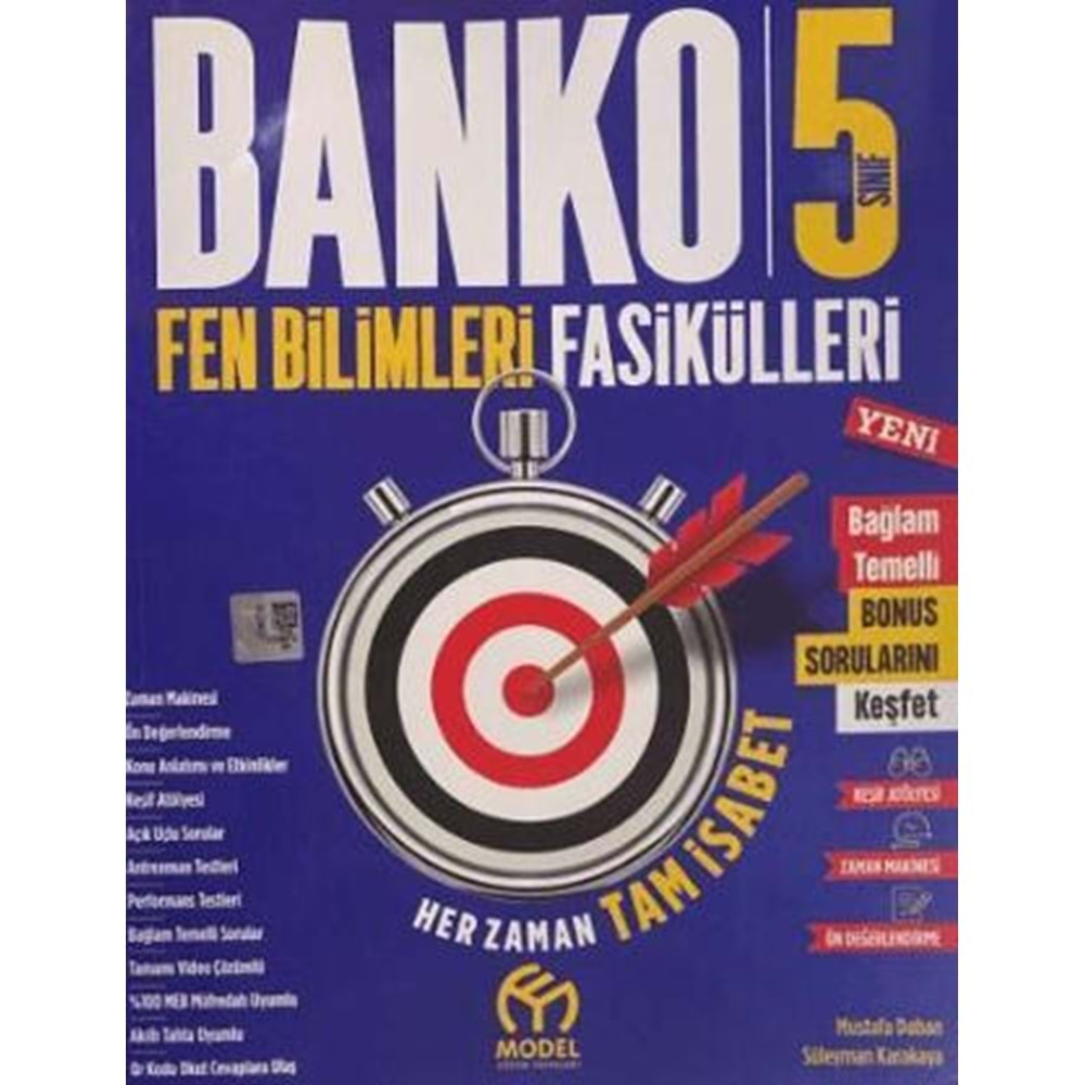 5.Sınıf Banko Fen Bilimleri Fasikülleri-6 Fasikül