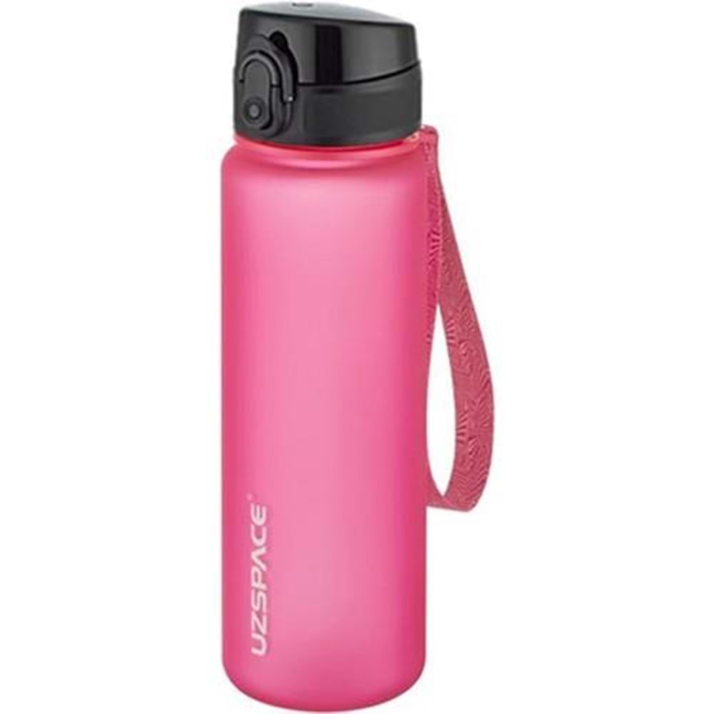 Uzspace Soft-Touch Tritan Su Matarası Glow Pink 500ml