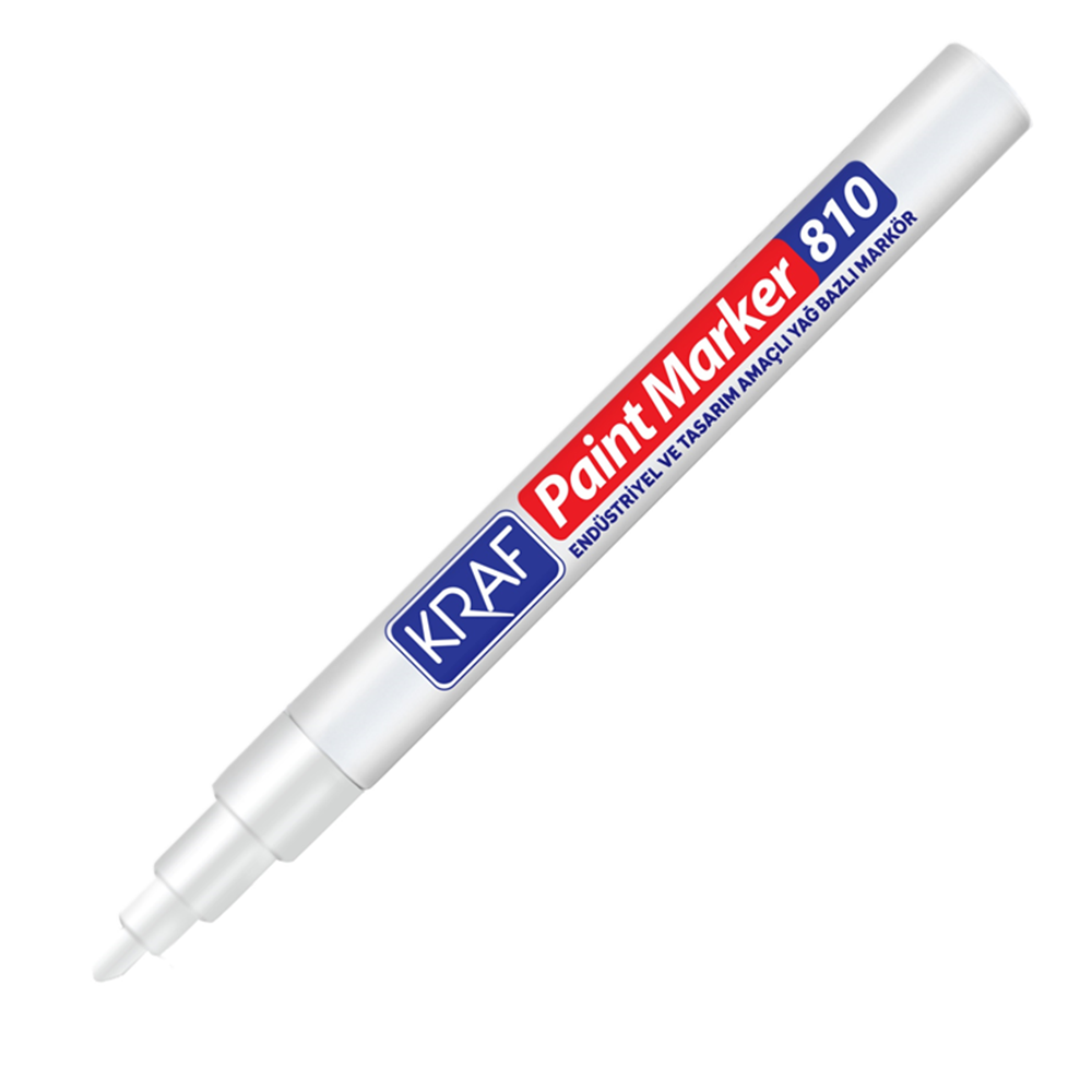 Kraf Paint Markör 810 Beyaz