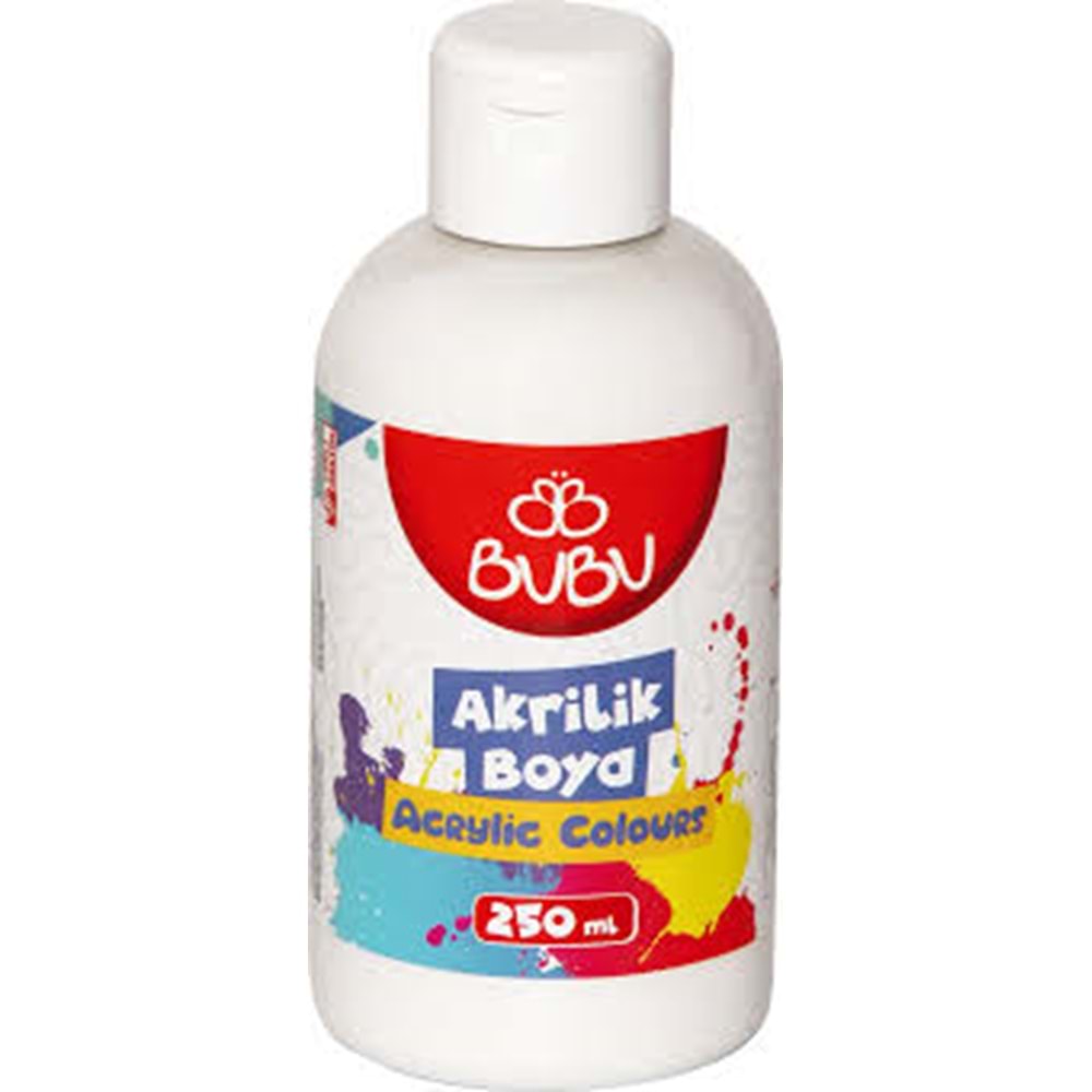 Bu-Bu Akrilik Boya 250gr Beyaz