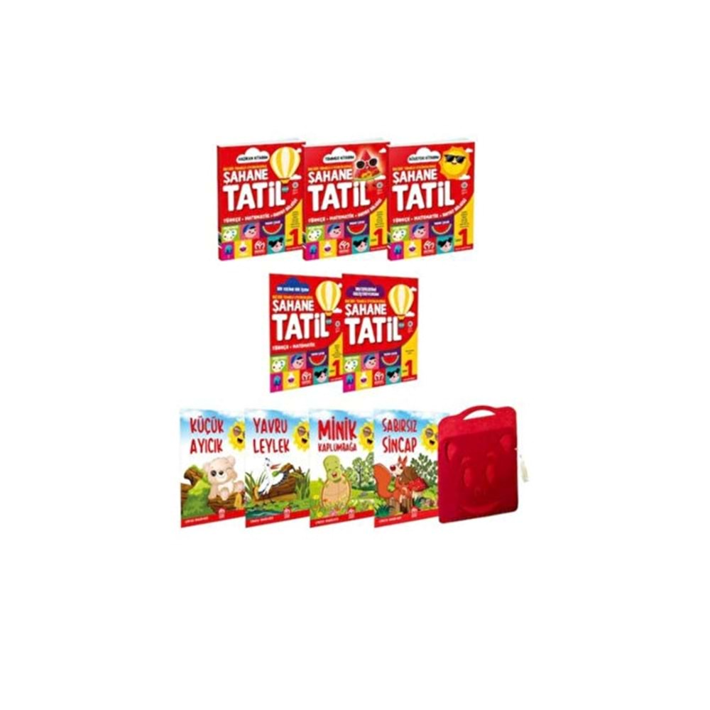 1.Sınıf Şahane Yaz Tatil Kitabı Seti-9 Kitap+Karne Kılıfı