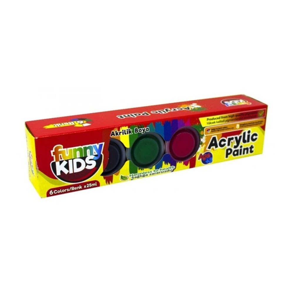 Funny Kıds Akrilik 6x25 Sıralı Set 1500