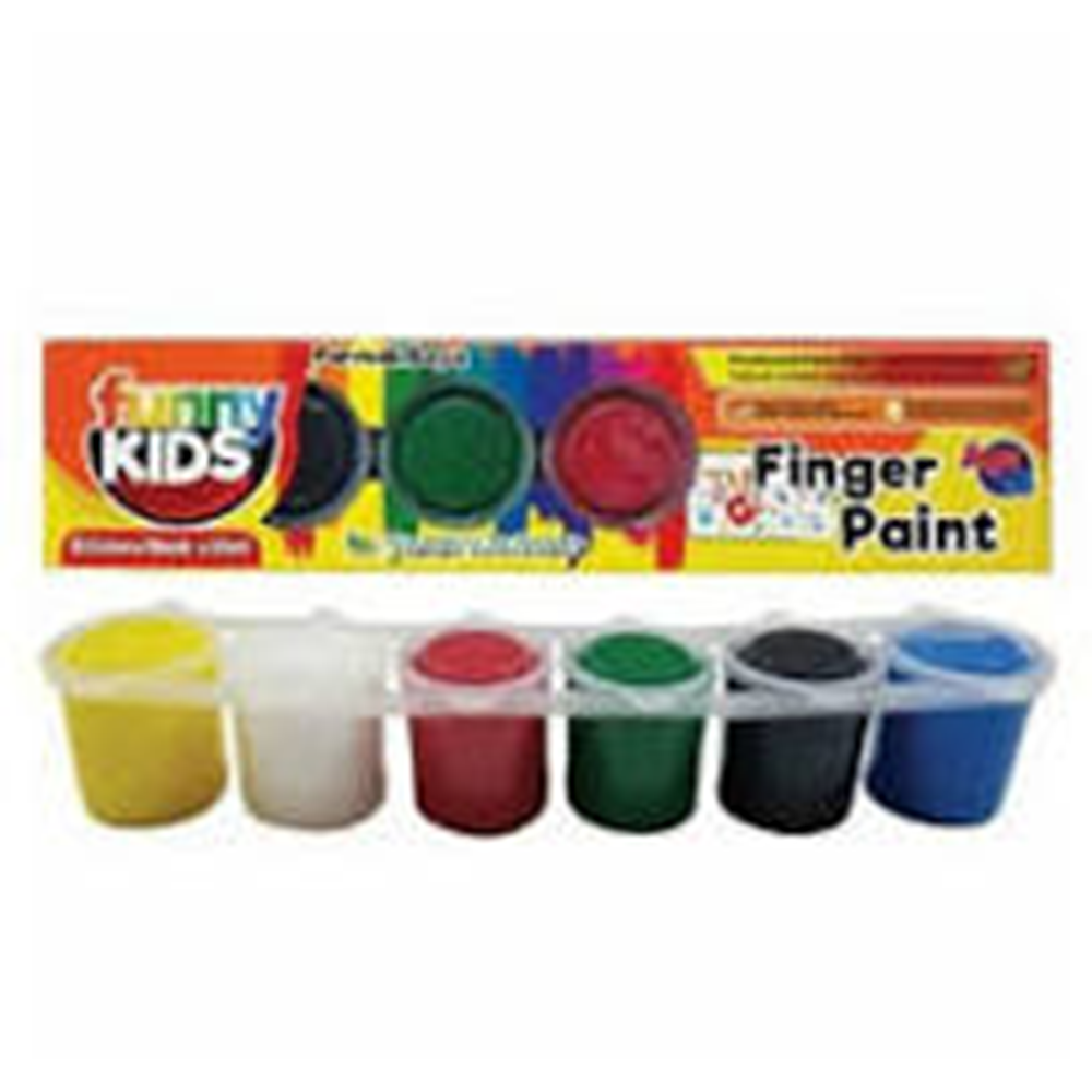 Funny Kıds Parmak Boya 6x25 sıralı Set 1500ml