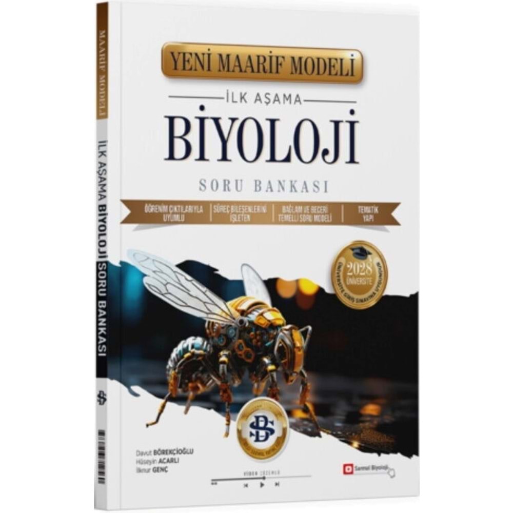 Sarmal Biyoloji İlk Aşama Maarif Model Soru Bankası