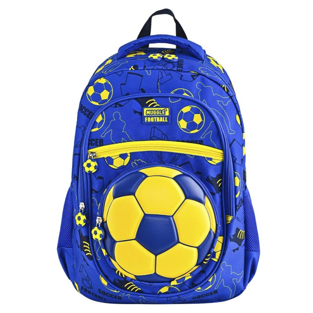 Muggle Mu-7723 Football Teams Sarı Lacivert Okul Çantası