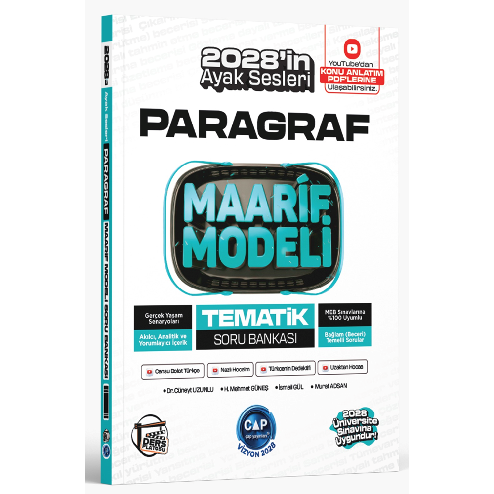 Çap Üni.Haz. Maarif Tematik S.B. Paragraf - 26-27
