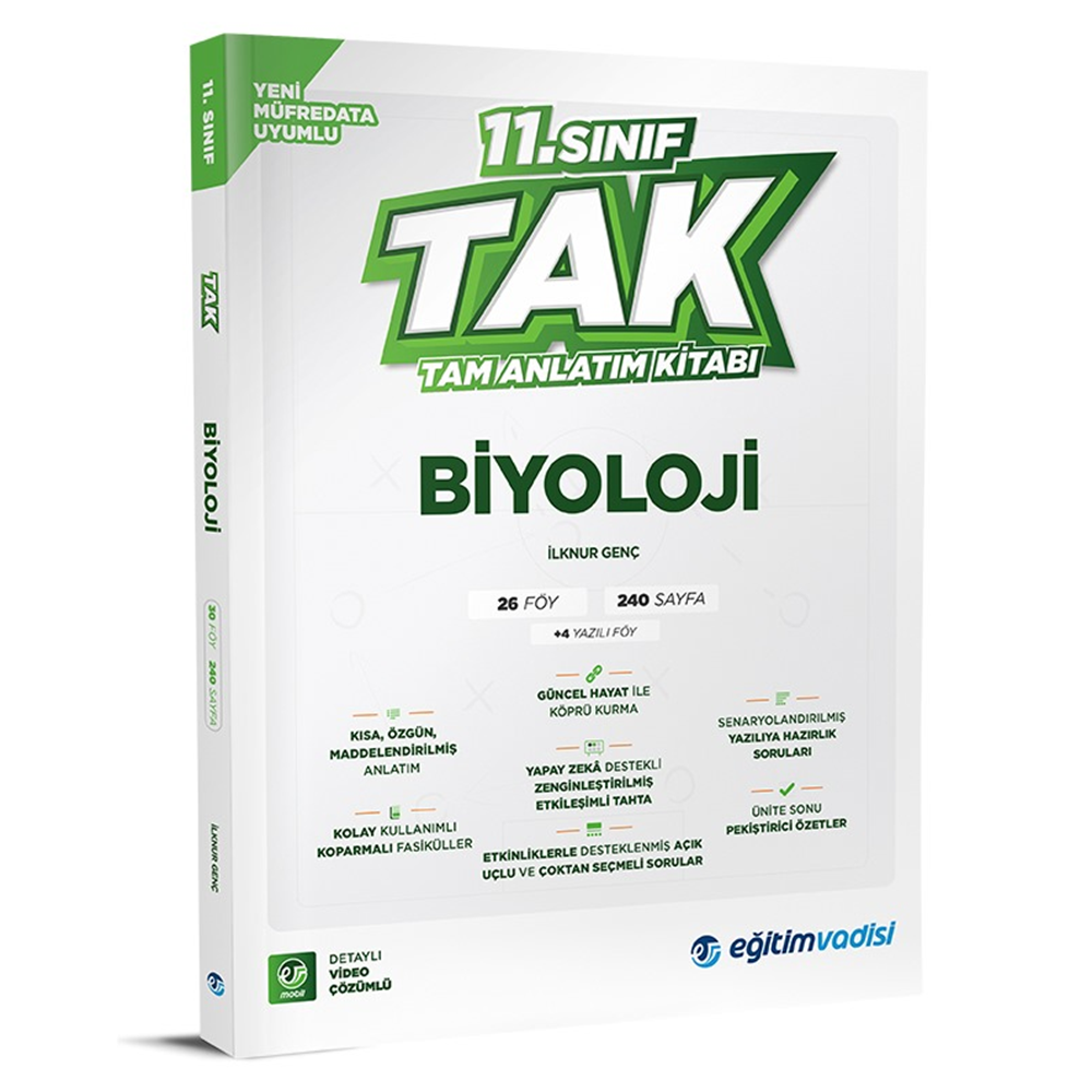11. Sınıf Tam Anlatım Kitabı Biyoloji