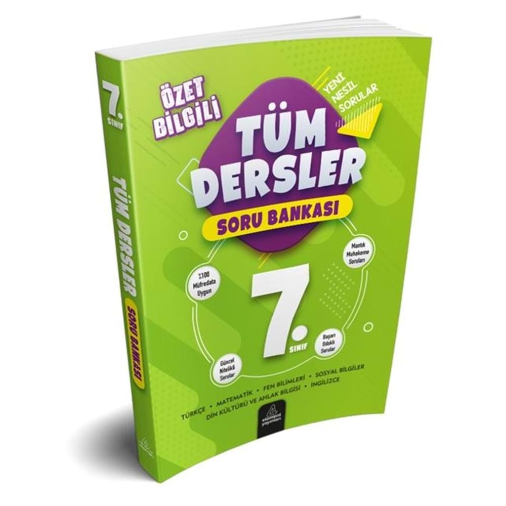 Dört Element 7.Sınıf Tüm Dersler Soru Bankası