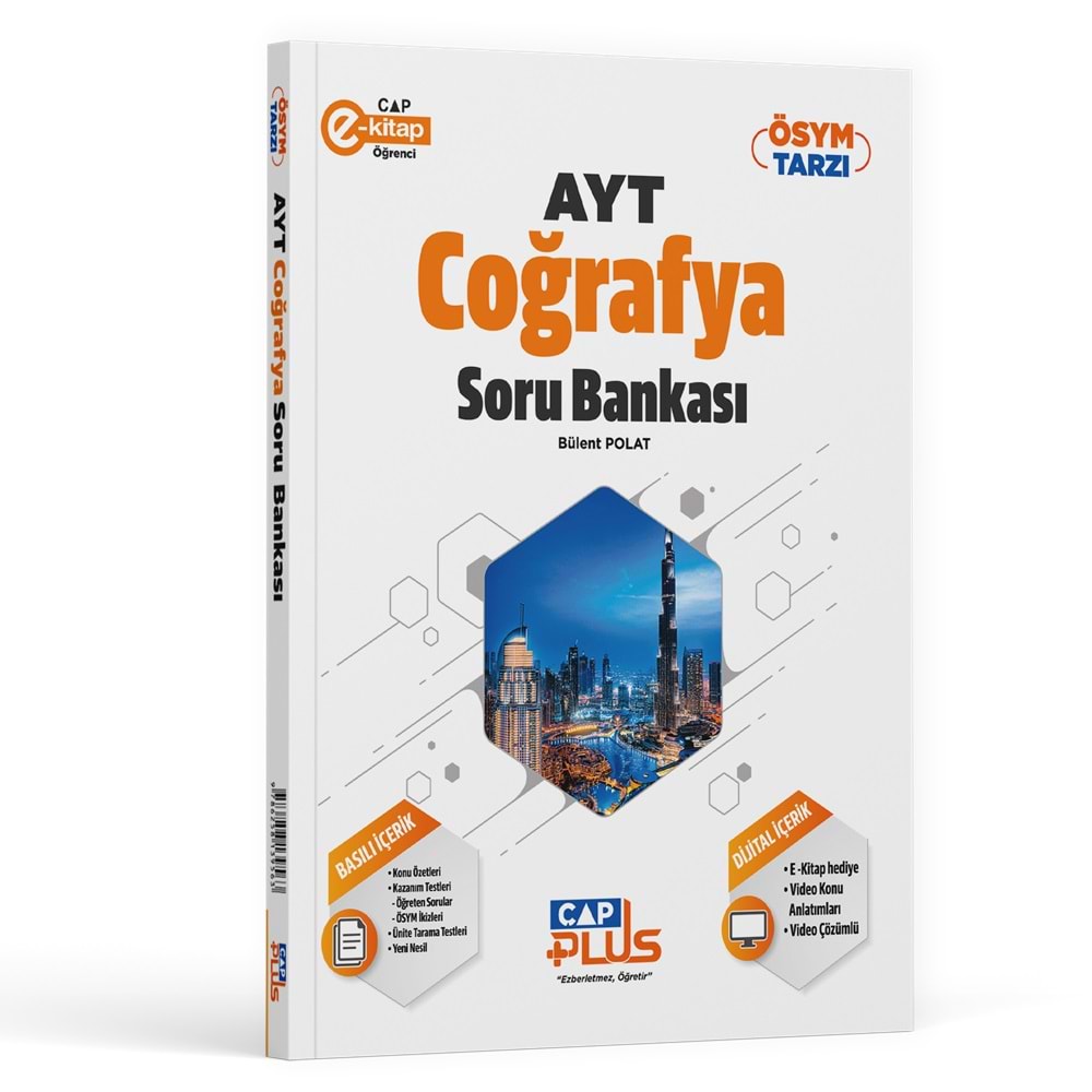 Çap Yks Ayt Plus S.B. Coğrafya - 2024-25