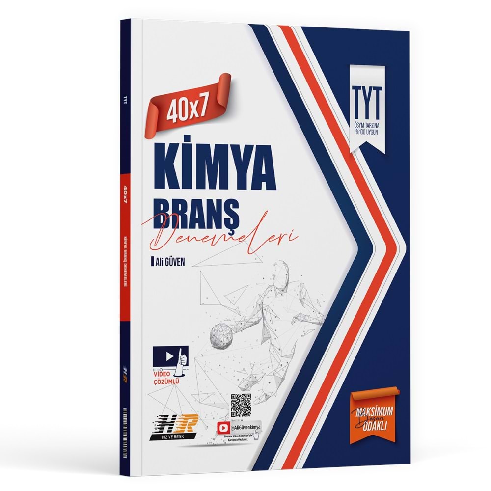 Tyt Hız Ve Renk Deneme Kimya (40*7) - 24-25