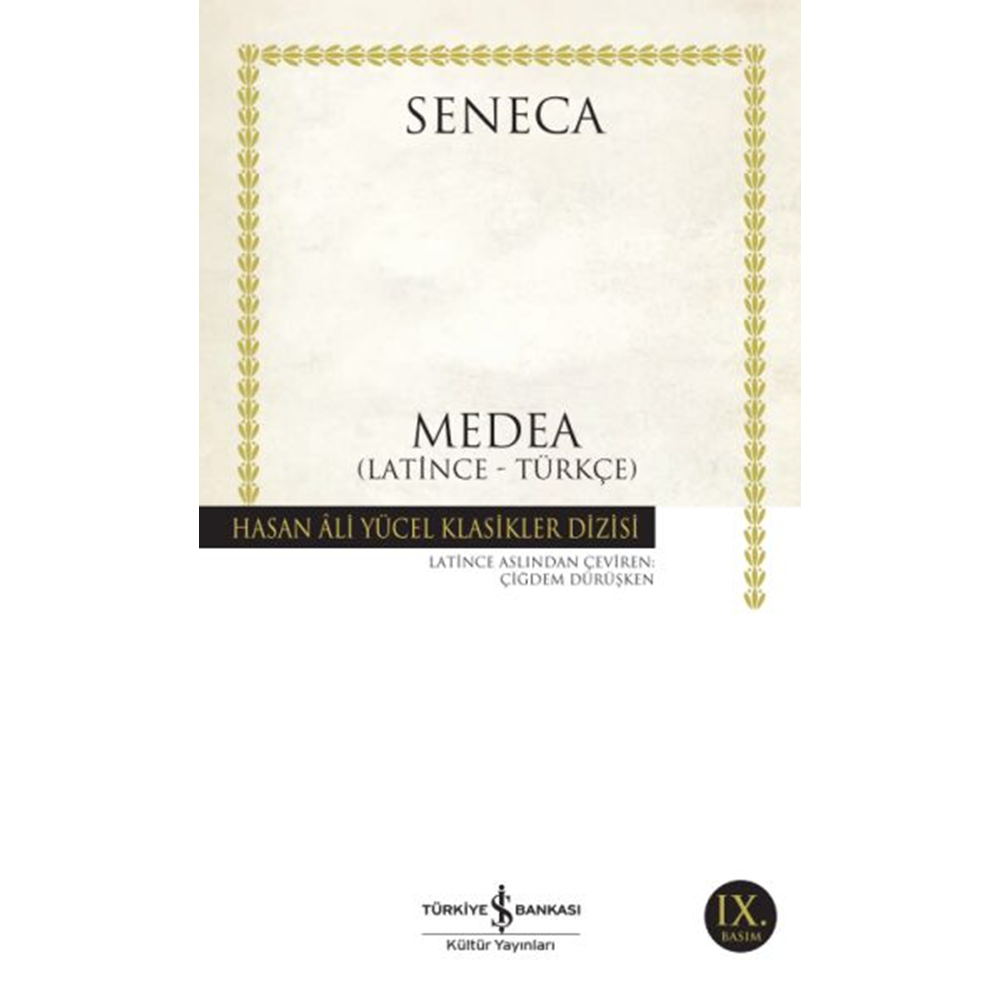 Medea Latince Türkçe Hasan Ali Yücel Klasikleri