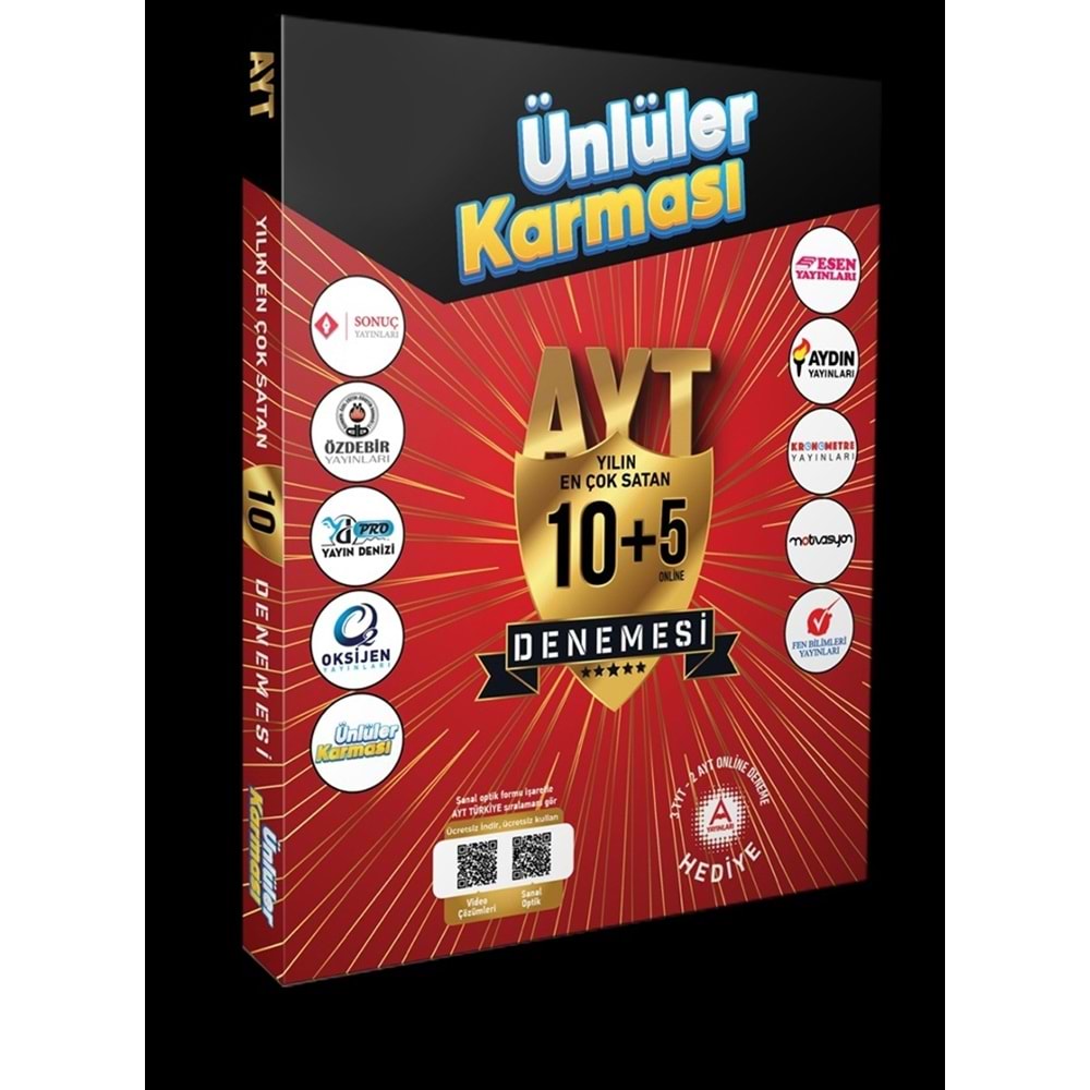 Ünlüler Karması Ayt 10+5 Deneme