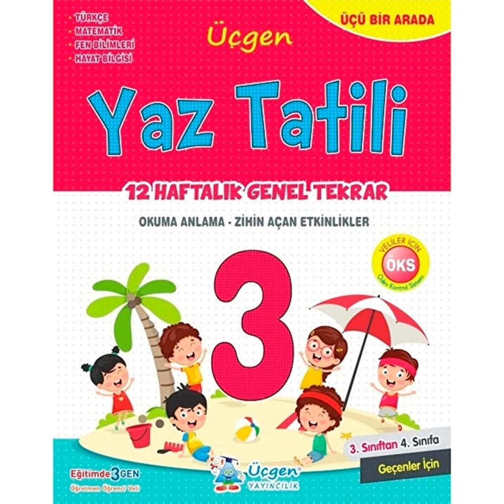 3. Sinif Yaz Tatili 12 Haftalik Tekrar + Deneme