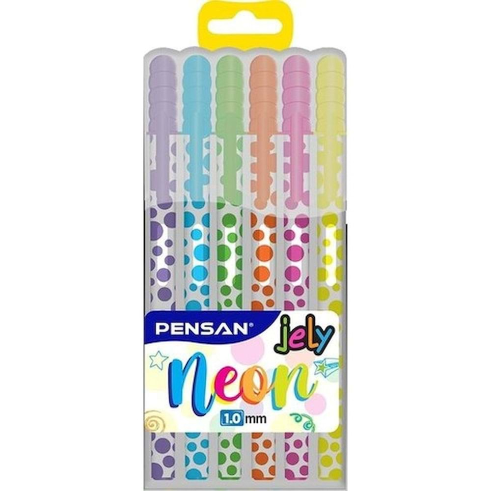 Pensan 2801 Krş. 6 Lı Jely Neon Jel Kalem