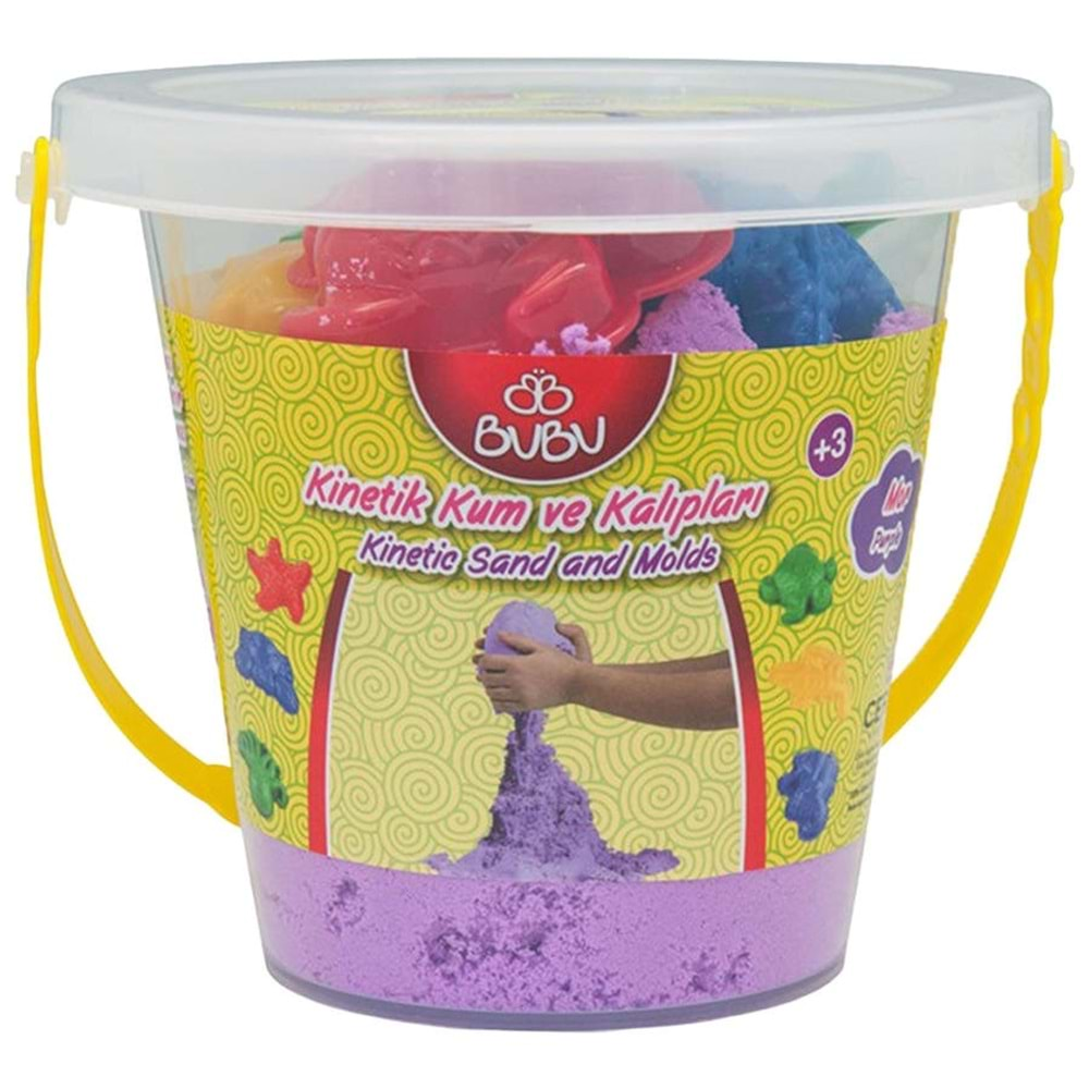 Bu-Bu Oyun Hamuru Kova 500 Gr. Mor