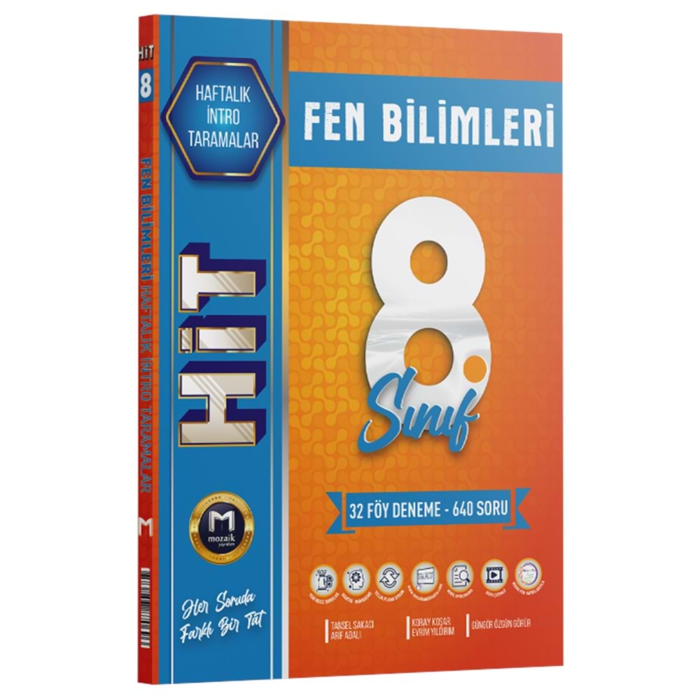 8.Sınıf Mozaik Hit 32 Li Deneme Fen Bilm.- 2025-26