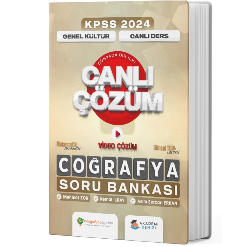 Kpss Canli Ders S.B. Coğrafya M.Zor - 2024