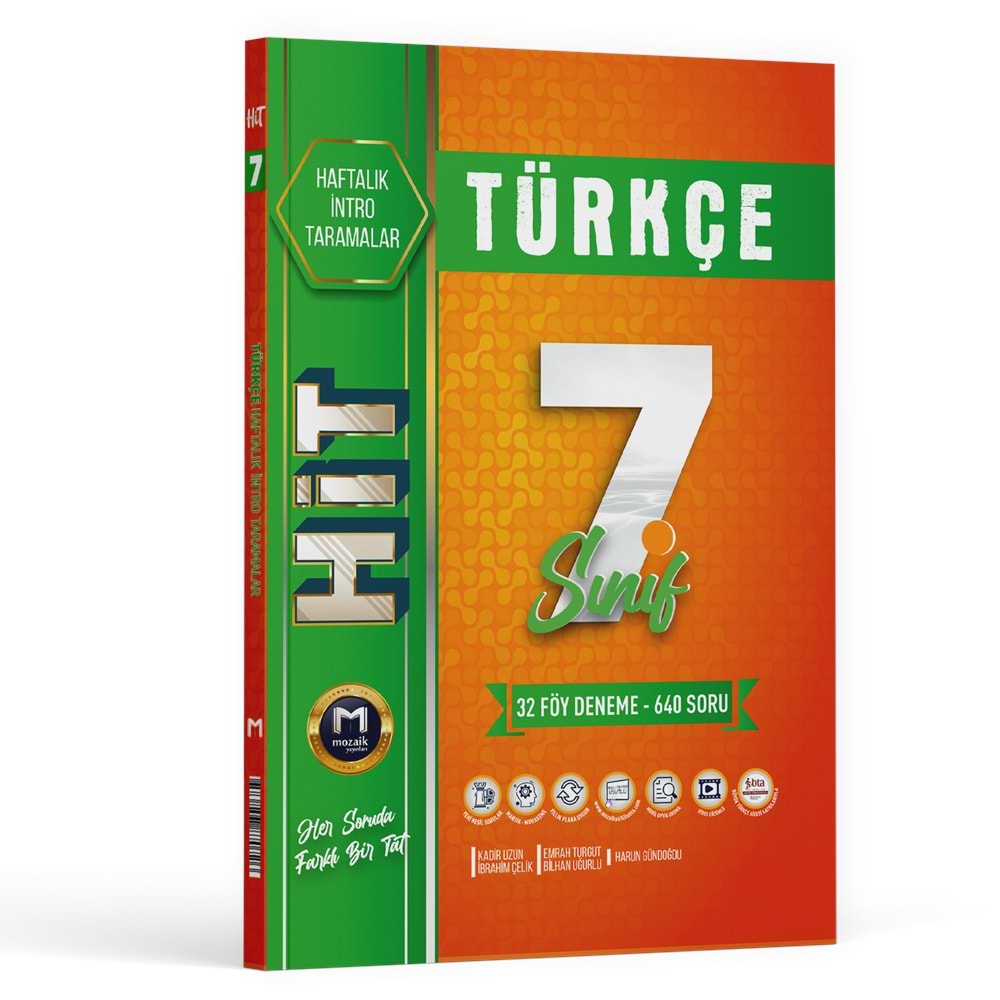7.Sınıf Mozaik Hit 32 Li Deneme Türkçe - 2024-25