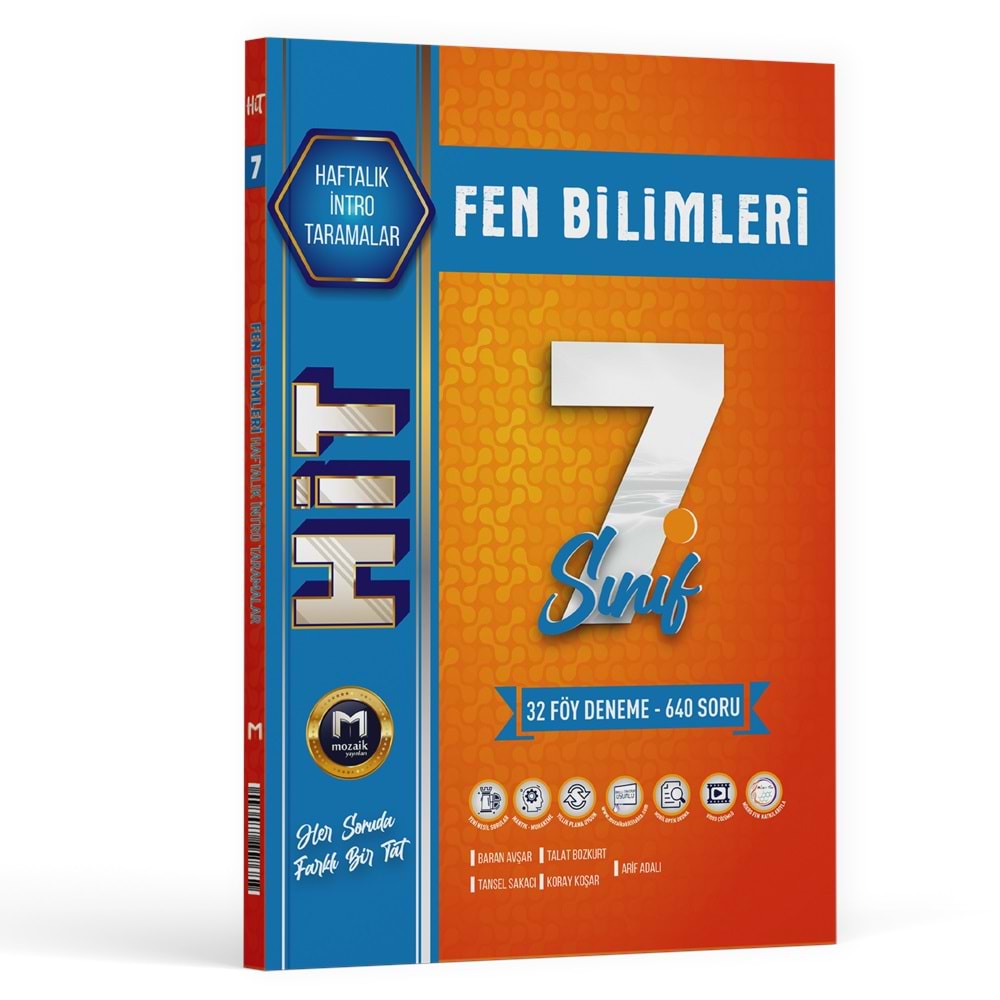 7.Sınıf Mozaik Hit 32 Li Deneme Fen Blm.- 2025-26