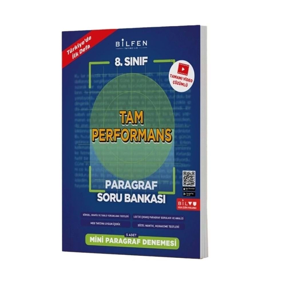 8.Sınıf Tam Performans Paragraf Soru Bankası
