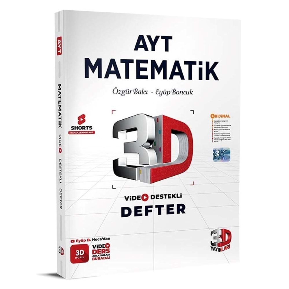 Ayt 3D Matematik Vdd
