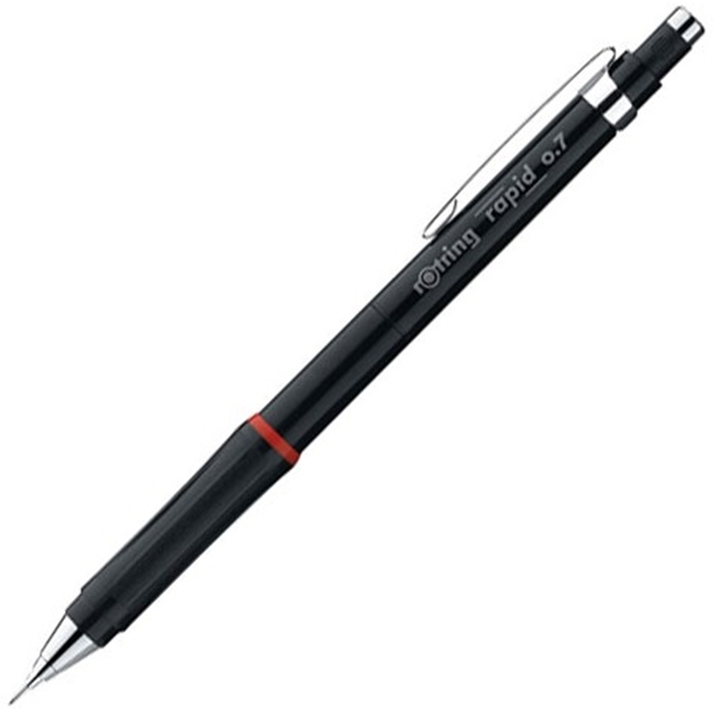 Rotring Rapid Mekanik Kurşun Kalem, Siyah 0.7 Mm
