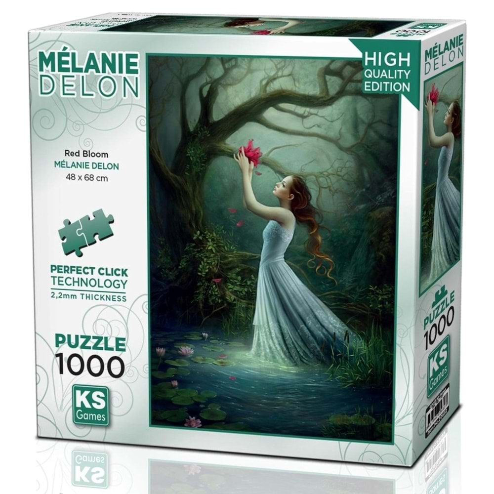 Ks Games Puzzle 1000 Parça Red Bloom