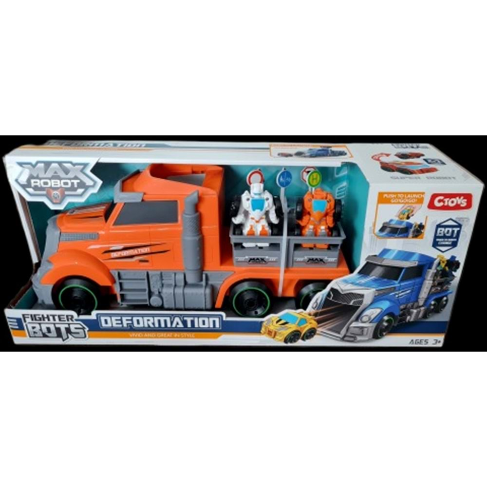 Ctoys Taşıyıcı Tır Ve Robota Dönüşen Mini Araçlar