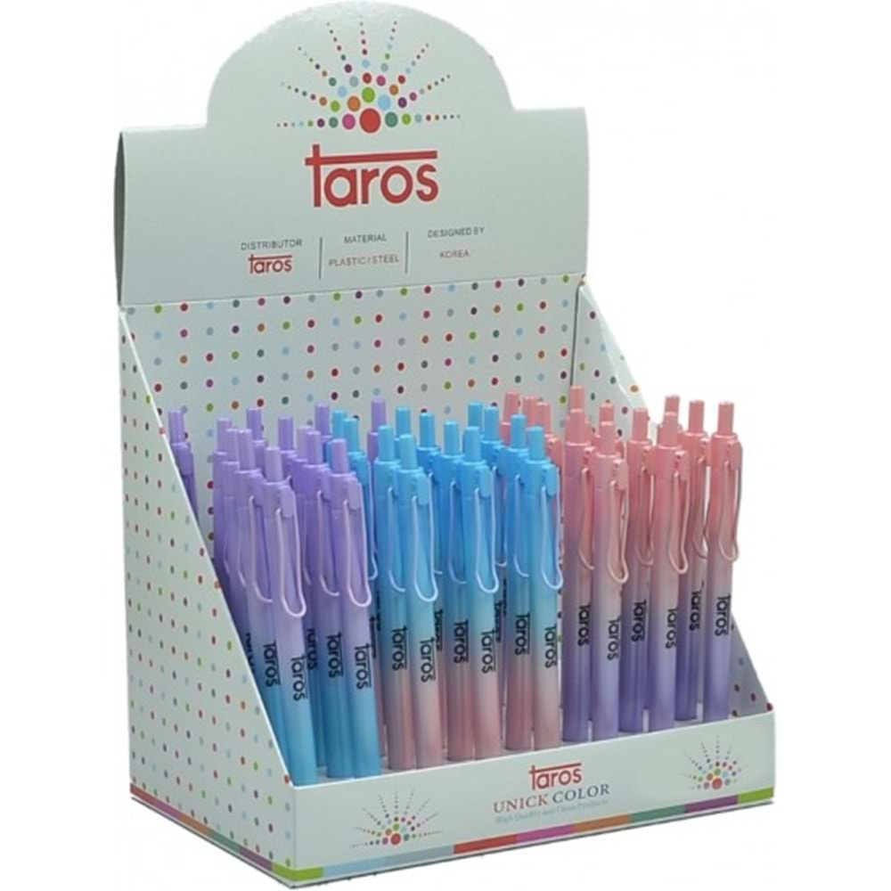 Taros Unıck Color Pastel Klipsli Versatil Kalem