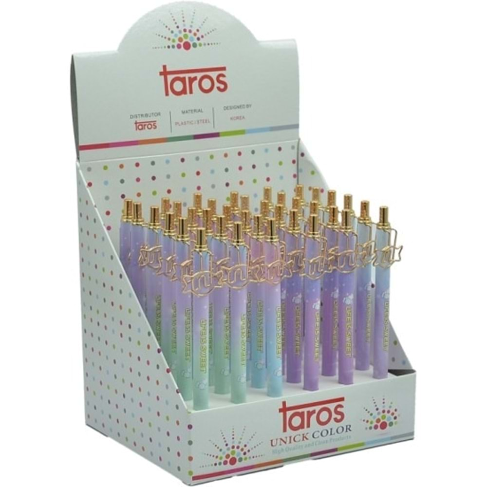 Taros Unıck Color Sweet Klipsli Versatil Kalem