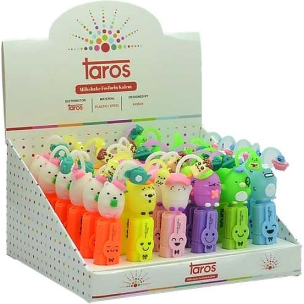 Taros Unıck Color Milkshake Mini Fosforlu Kalem