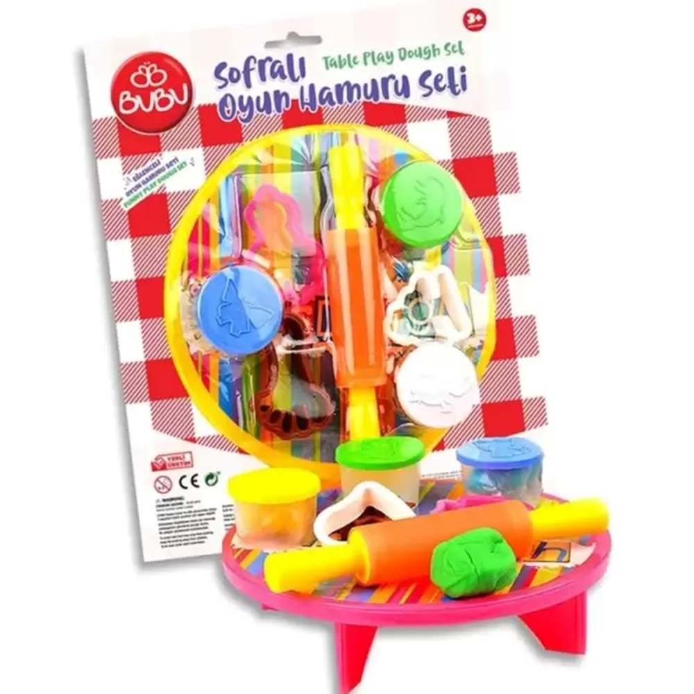 Bu-Bu Sofrali Oyun Hamuru Seti (3X15Gr.)