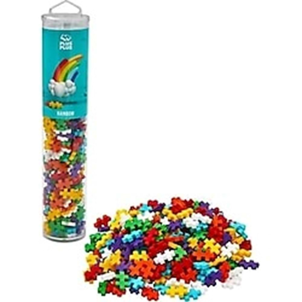 Plus-Plus Rainbow Mix 240 Psc Tube