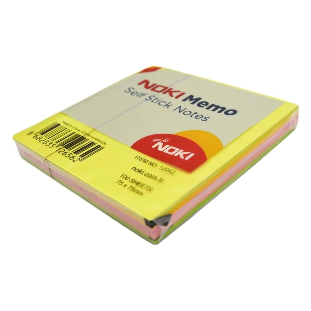 Noki Memo 75*75 Küp Neon 100 Yaprak