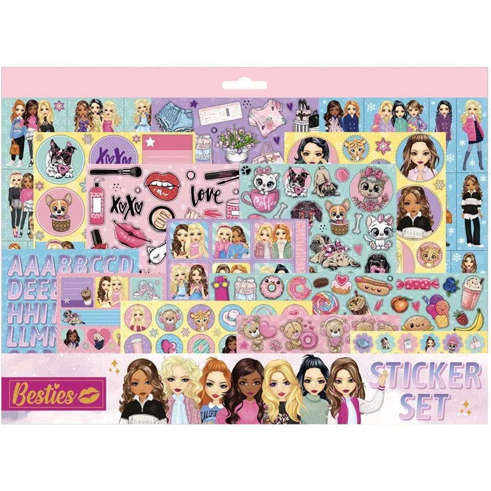 Taros Besties Mega Sticker Set 26X35,5 Cm 300 Adet-14 Yaprak